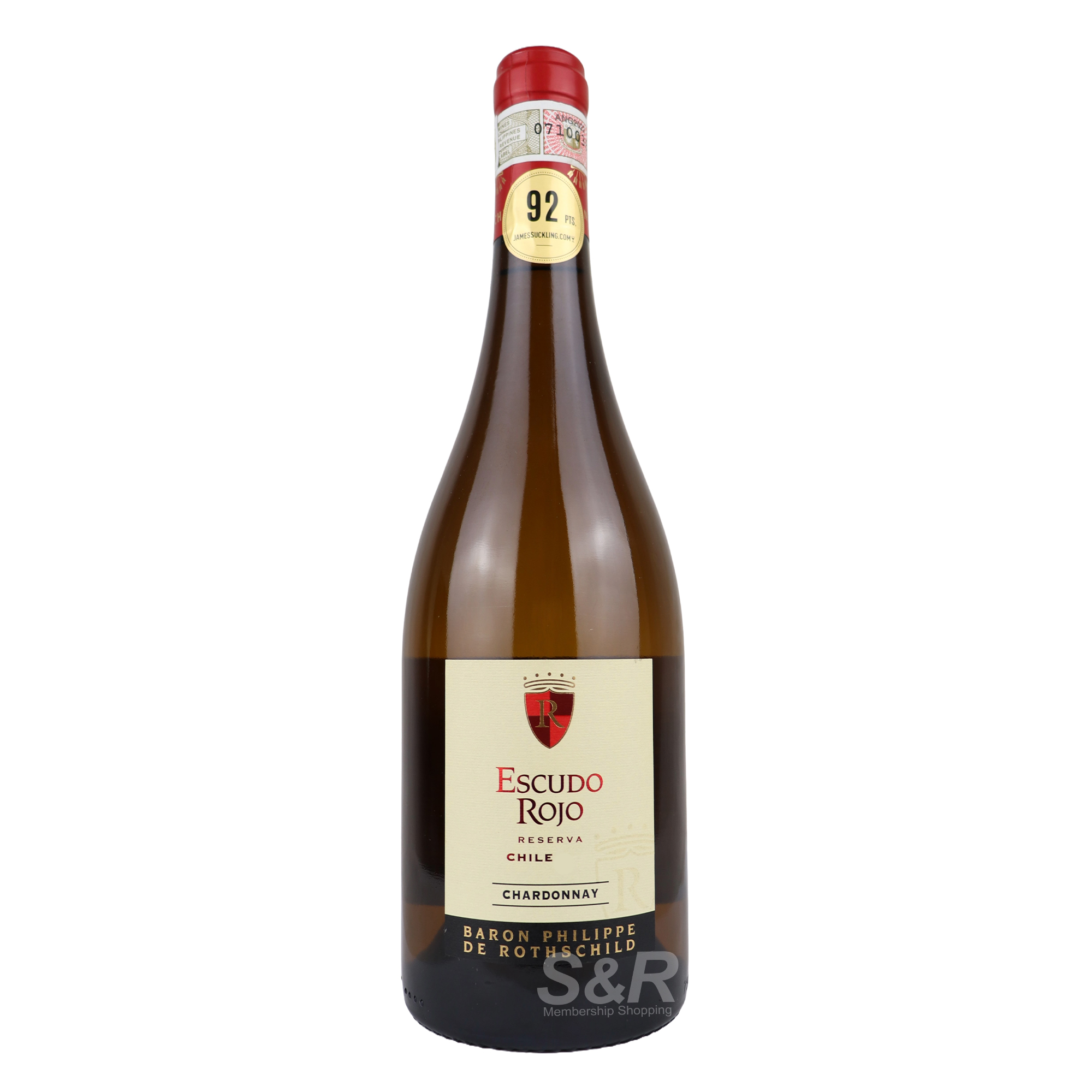 Baron Philippe De Rothschild Escudo Rojo Reserva Chardonnay 750mL Baron Philippe De Rothschild Escudo Rojo Reserva Chardonnay 750mL